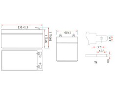 AKUMULIATORIUS 12.8V/6AH/LIFEPO4-MWLJ MW Power