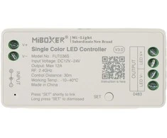 LED APŠVIETIMO VALDIKLIS FUT036S 2,4 GHz, MONO 12 ... 24 V DC MiBOXER / Mi-Light