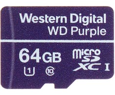 ATMINTIES KORTELĖ SD-MICRO-10/64-WD Micro SD UHS-I, SDXC 64 GB Western Digital