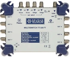 Triax MULTISWITCH TT-5/8-FT-PREMU 5 ĮVESTYS / 8 IŠĖJIMAI TELMOR