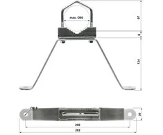 Delta SIENINĖ APKABA OMM-60L13