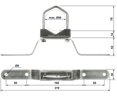 Delta SIENINĖ APKABA OMM-60W6
