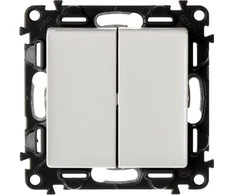 DVIGUBAS APŠVIESTAS JUNGIKLIS LE-752105 Valena Life 10 A LEGRAND