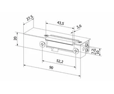 Schneider ELEKTROMAGNETINĖ UŽKABA EL1-001 Biratronik BIRA