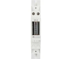 1 Fazowy 1 fazės analoginis elektros energijos suvartojimo indikatorius, 40A, 1 modulis, DIN TH-35mm
