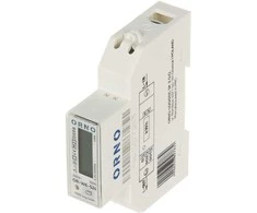 Orno 1 Fazowy 1 fazės elektros skaitiklis, 100A, MID, 1 modulis, DIN TH-35mm, PV