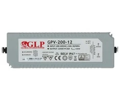 Bikuvalt 200W LED Maitinimo šaltinis GPV 12V IP67