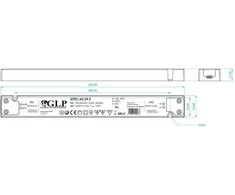 GLP 60W LED maitinimo šaltinis GTPC SLIM, 12V, IP20