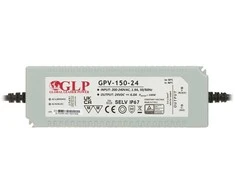 Bikuvalt 144W LED maitinimo šaltinis GLP 24V, IP67