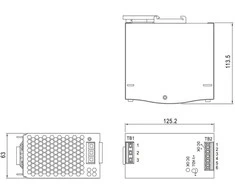 MNW IMPULSINIS MAITINTUVAS SDR-240-24 MEAN WELL
