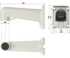 IP GREITASUKĖ LAUKO KAMERA LONGSE PT10G136XGL500 5 Mpx 4.6 ... 165 mm