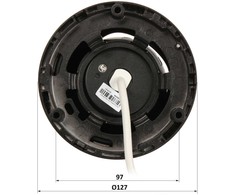 IP KAMERA DS-2CD2343G2-LI2U(2.8MM)(Juodas) Išmanusis hibridinis šviestuvas „AcuSense“ - 4 Mpx „Hikvision“
