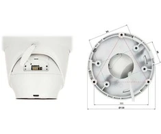 Hikvision kupolas DS-2CD2347G2H-LISU/SL F2.8 (balta, 4 MP, 30 m. IR; 30 m. LED, hibridinis apšvietimas)