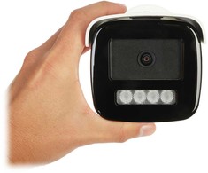 Hikvision Pro Series with AcuSense DS-2CD2T43G2-2LI(2.8MM) apsaugos stebėjimo kamera Kulka (forma) IP apsaugos kamera Lauke 2688 x 1520 pikseliai Lubos / siena
