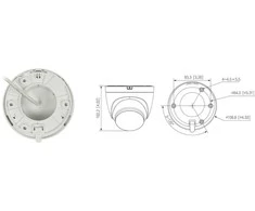 IP KAMERA IPC-HDW1230DT-SAW-0280B Wi-Fi, - 1080p 2,8 mm DAHUA