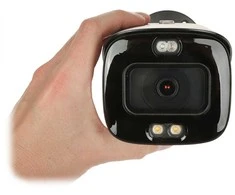 Dahua Technology FULL IP kamera HFW3849T1-AS-PV-S4 3.6 mm. 8MP spalvota. IR LED apšvietimas iki 30 m. SMD, IVS.