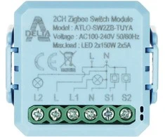 SMART SWITCH ATLO-SW2ZB-TUYA ZigBee, Tuya Smart