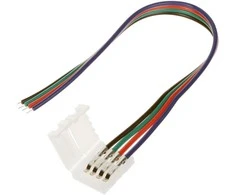 Orno Złączka RGB LED jungtis 10 mm, vienpusė, su laidu