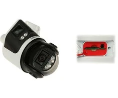 Dahua Technology Co IP valdoma dviguba kamera AI 4MP+8MP STARLIGHT, 10x, IR 30/70m, IP66, WDR, H.265, SMD4