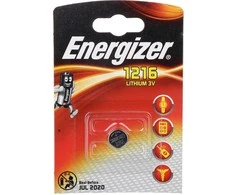 „Energizer“ ličio jonų miniatiūrinės CR1216 baterijos, 1 vnt. pakuotė