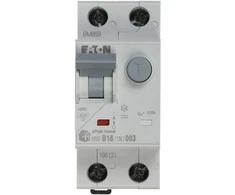 LIKUTINĖS SROVĖS GRANDINĖS PERTRAUKIKLIS HNB-B16/1N/003 VIENFAZIS, AC TIPAS 30 mA 16 A EATON