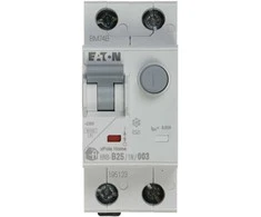 LIKUTINĖS SROVĖS GRANDINĖS PERTRAUKIKLIS HNB-B25/1N/003 VIENFAZIS, AC TIPAS 30 mA 25 A EATON