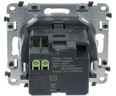 MAITINIMO LIZDAS LE-753112 Valena Life 2 PORTAI USB 2.4A/5V LEGRAND