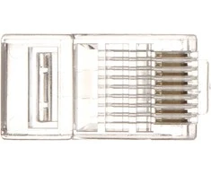 TST Kištukas RJ-45 UTP kabeliui CATe, RJ45T*P100 tipas EZ (PassThrough), 100vnt.