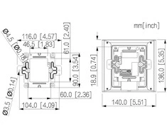 PATALPŲ VIDAUS SKYDELIS VTH2612L-W Wi-Fi / IP DAHUA