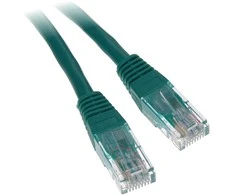 Oem Patchcord kabelis UTP 8c kištukas-kištukas 0.5 m CCA žalia cat.6e