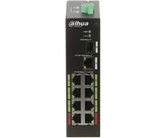 Dahua ePoE šakotuvas 100Mbps 8portu+1G uplink + 1SFP, ePoE iki 800m, Hi-PoE
