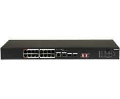 Dahua PoE šakotuvas 1000Mbps 16portu+2G uplink + 2SFP