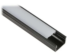 Oledowani TST PROFILIS SU LEMPA LED JUOSTAI PR-LED/SB2/2M ANT VIRŠINIO MONTUOJAMA JUODA