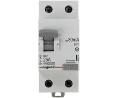 RCD JUNGILKLIS LE-402024 VIENFAZIS, AC TIPAS 30 mA 25 A LEGRAND