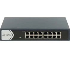 Šakotuvas Hikvision 16 prievadų komutatorius DS-3E0516-E(B)