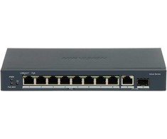 Šakotuvas Hikvision 10 prievadų 8 PoE prievadų komutatorius DS-3E0510P-E/M