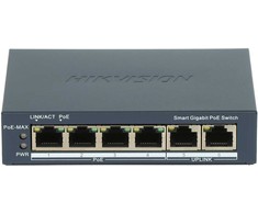 Šakotuvas SWITCH POE DS-3E1506P-EI 4 PRIEVADŲ Hikvision