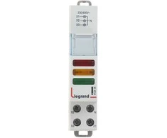 SIGNALIZAVIMO LEMPUTĖ LED LE-412934 MONTAVIMAS ANT BĖGIO DIN (TS-35) LEGRAND