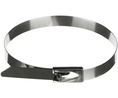 Bradas Nerūdijančio plieno kabelių juosta 4,6x150 mm 25 vnt. Rutulinės spynos kortelė