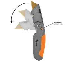 Sulankstomas trapecijos formos peilis DIY-KN190202/B SU TRAPECIJOS FORMOS AŠMENIMIS BRADAS