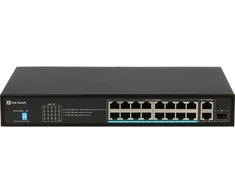 Šakotuvas Delta SWITCH POE GTX-B1-18-16G1SFP/X 16 PRIEVADŲ SFP