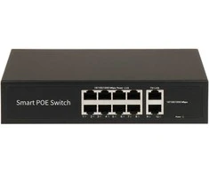 Šakotuvas Carruzzo SWITCH POE GTX-C1-10-8G2G/X 8 PRIEVADŲ