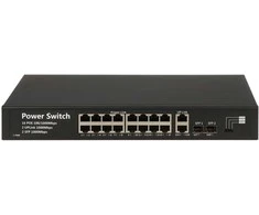 Šakotuvas Delta SWITCH POE GTX-C1-18-16G2SFP/X 16 PRIEVADŲ SFP