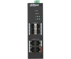 Šakotuvas SWITCH POE HS4408-4ET-96 4 PRIEVADŲ + 4 x SFP DAHUA