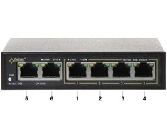 Šakotuvas SWITCH POE S-64 4 PRIEVADŲ PULSAR