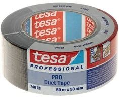 Audinio juosta TESA STANDART (juoda) 50m x 48mm 04613-00046-00