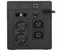 POWERWALK VI 1000 LCD FR Power Walker UPS Line-Interactive 1000VA 2x 230V PL, 2x IEC, RJ11/RJ45, USB, LCD