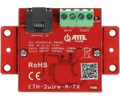 UTP/2 LAIDŲ KEITIMO RINKINYS LAN+POE PERDAVIMUI ETH-2WIRE-A-SET2 2 ATTE RINKINYS
