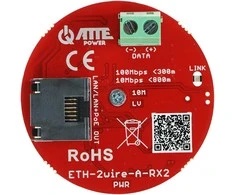 UTP/2 LAIDŲ KEITIMO RINKINYS LAN+POE PERDAVIMUI ETH-2WIRE-A-SET2 2 ATTE RINKINYS