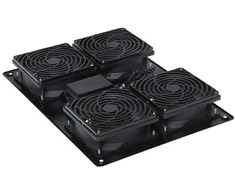 TST VENTILIATORIŲ SKYDELIS A19-4W RACK SPINTAI